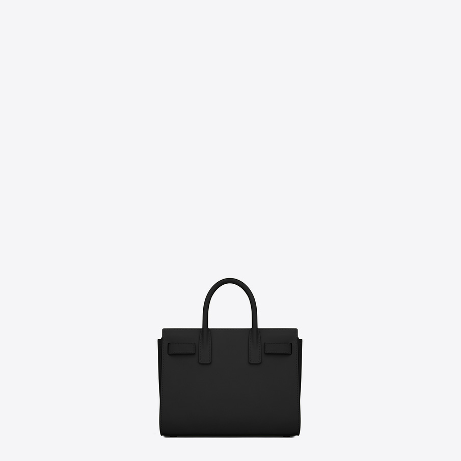 YSL Saint Laurent classic nano sac de jour bag in black leather 45283408XL - Photo-2