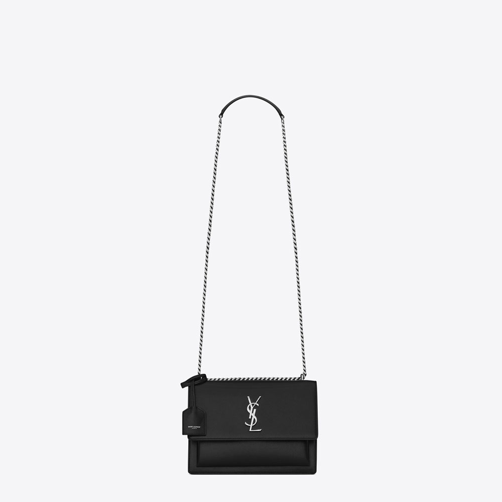 Saint Laurent Medium Sunset Bag In Black 45336001AS