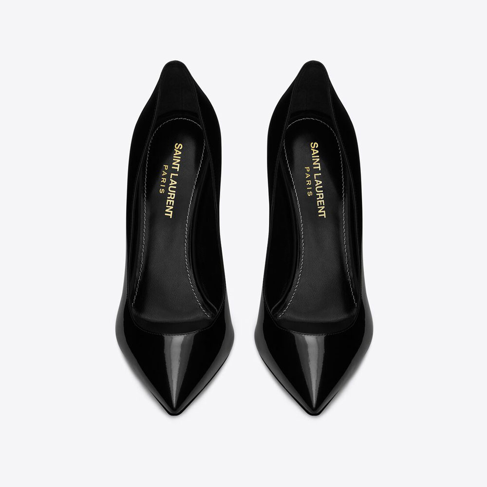YSL Opyum Pumps In Patent Leather 472011 0NPVV 1000 - Photo-2