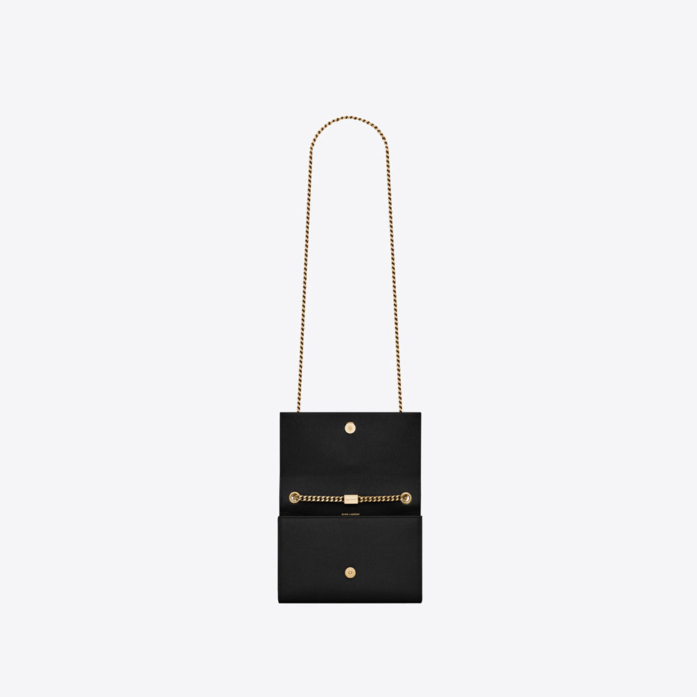 YSL Kate Small Bag With Tassel In Grain De Poudre 474366 BOW0J 1000 - Photo-4