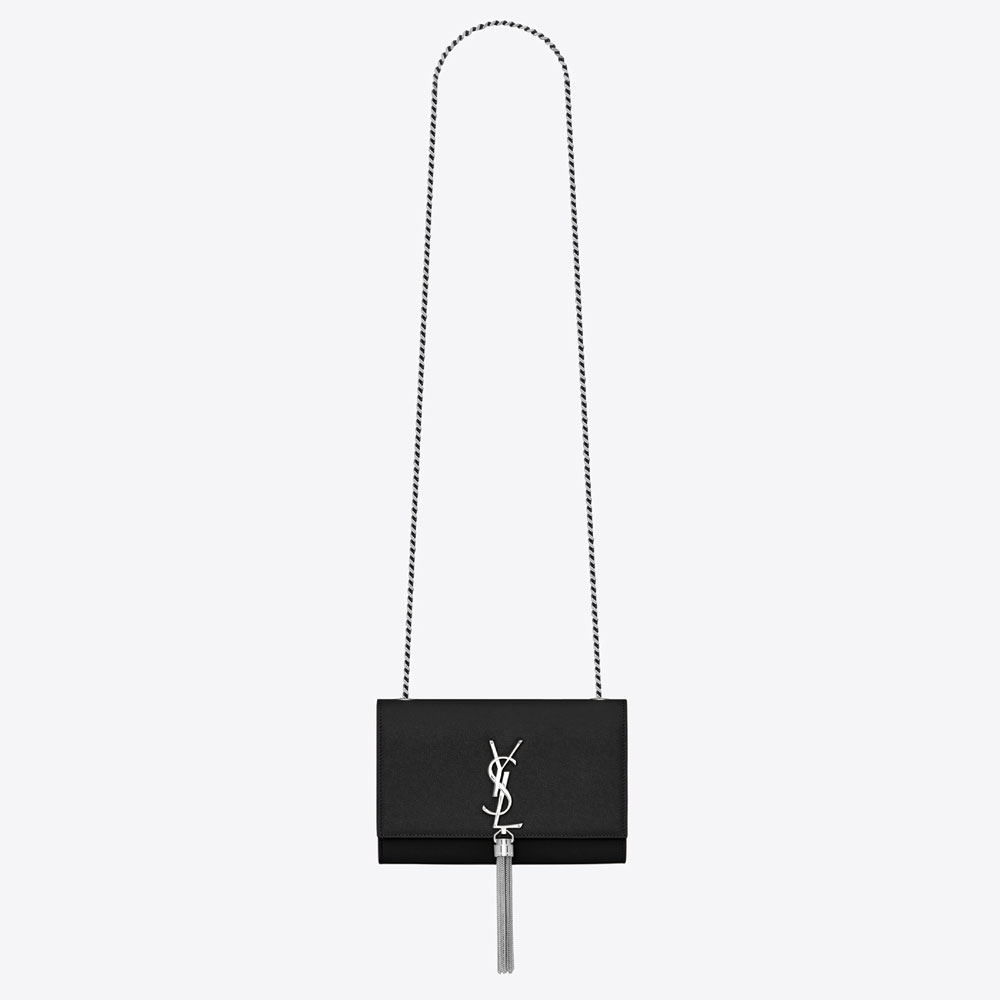 YSL Kate Small With Tassel In Grain De Poudre 474366 BOW0N 1000