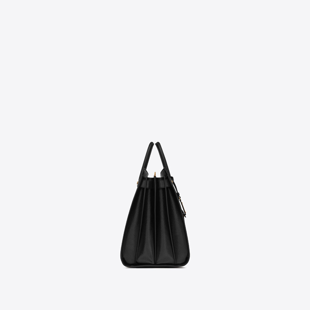 YSL Large SAC DE JOUR In Grained Leather 478172 0VW0W 1000 - Photo-3