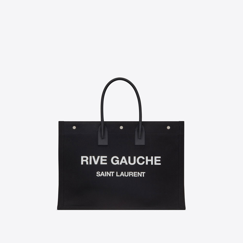 YSL Rive Gauche Tote Bag In Linen Leather 499290 96N9E 1070