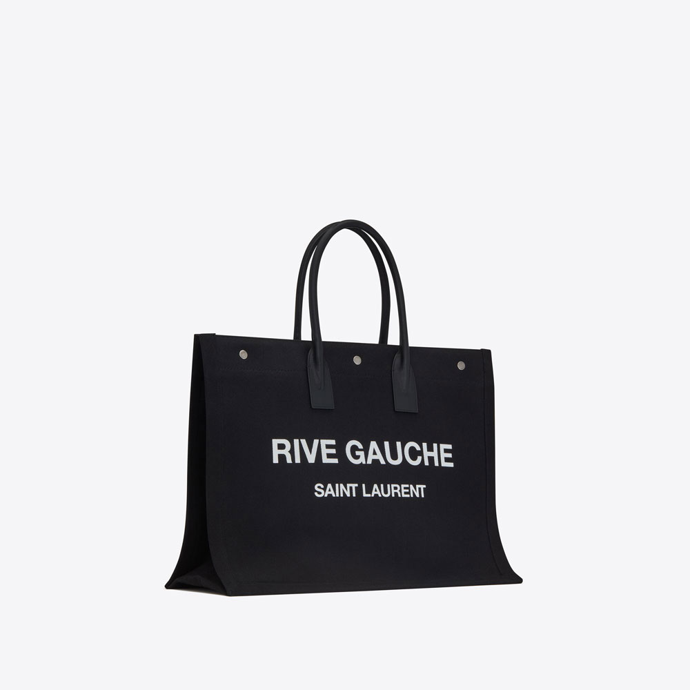 YSL Rive Gauche Large Tote Bag In Printed Canvas 509415 96N9E 1070 - Photo-4