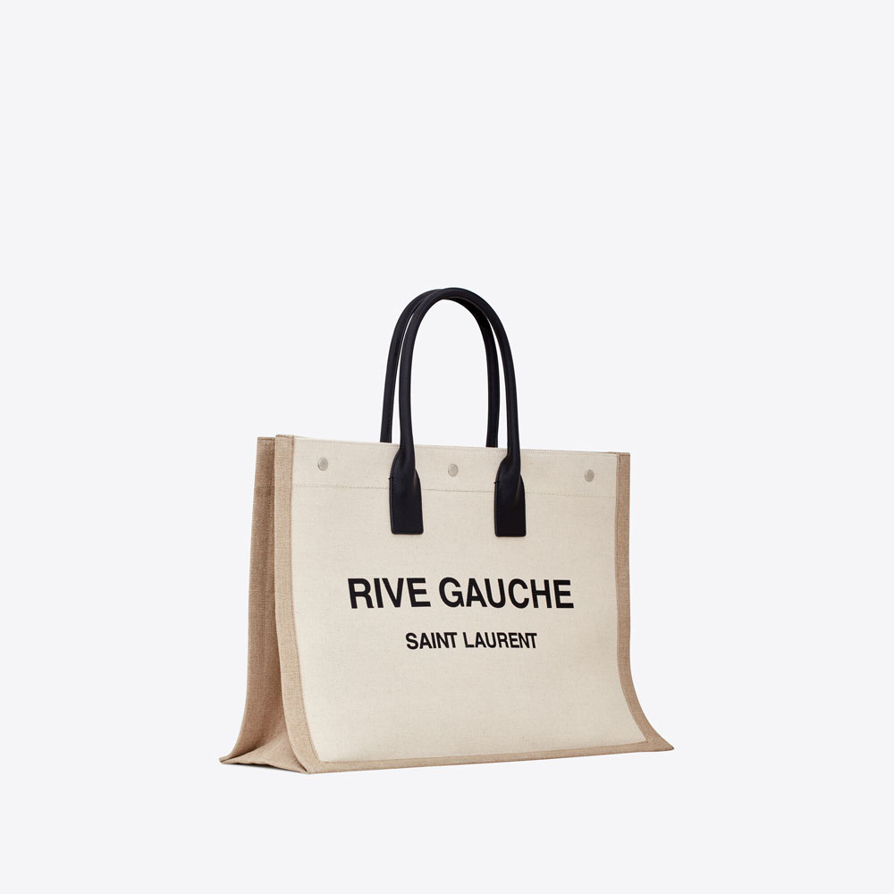 YSL Rive Gauche Large Tote Bag 509415 FAABR 9054 - Photo-4
