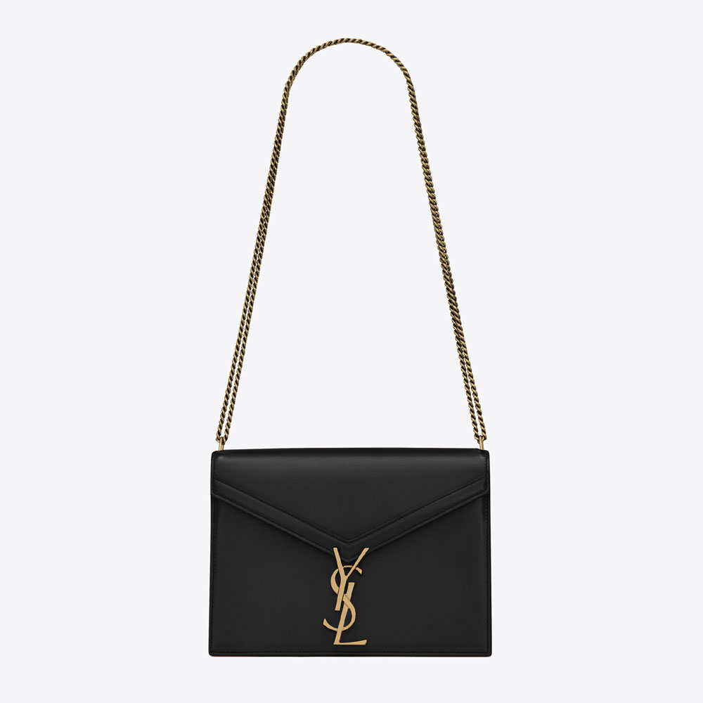 YSL Cassandra Monogram Clasp Bag In Smooth Leather 532750 0SX0W 1000