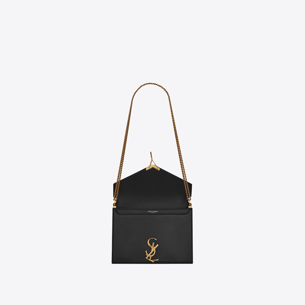 YSL Cassandra Monogram Clasp Bag In Smooth Leather 532750 0SX2W 1048 - Photo-4