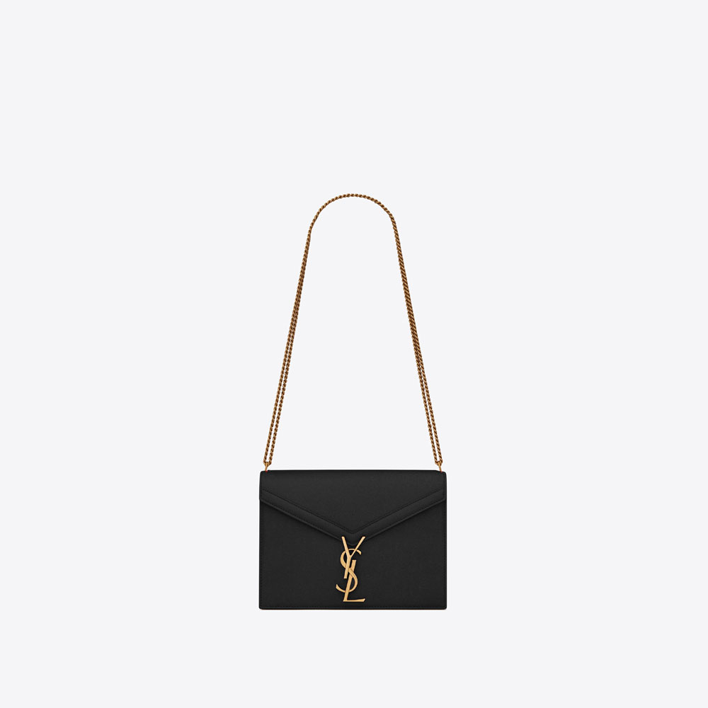 YSL CASSANDRA Monogram Clasp Bag In Grain De Poudre 532750 BOWNW 1048