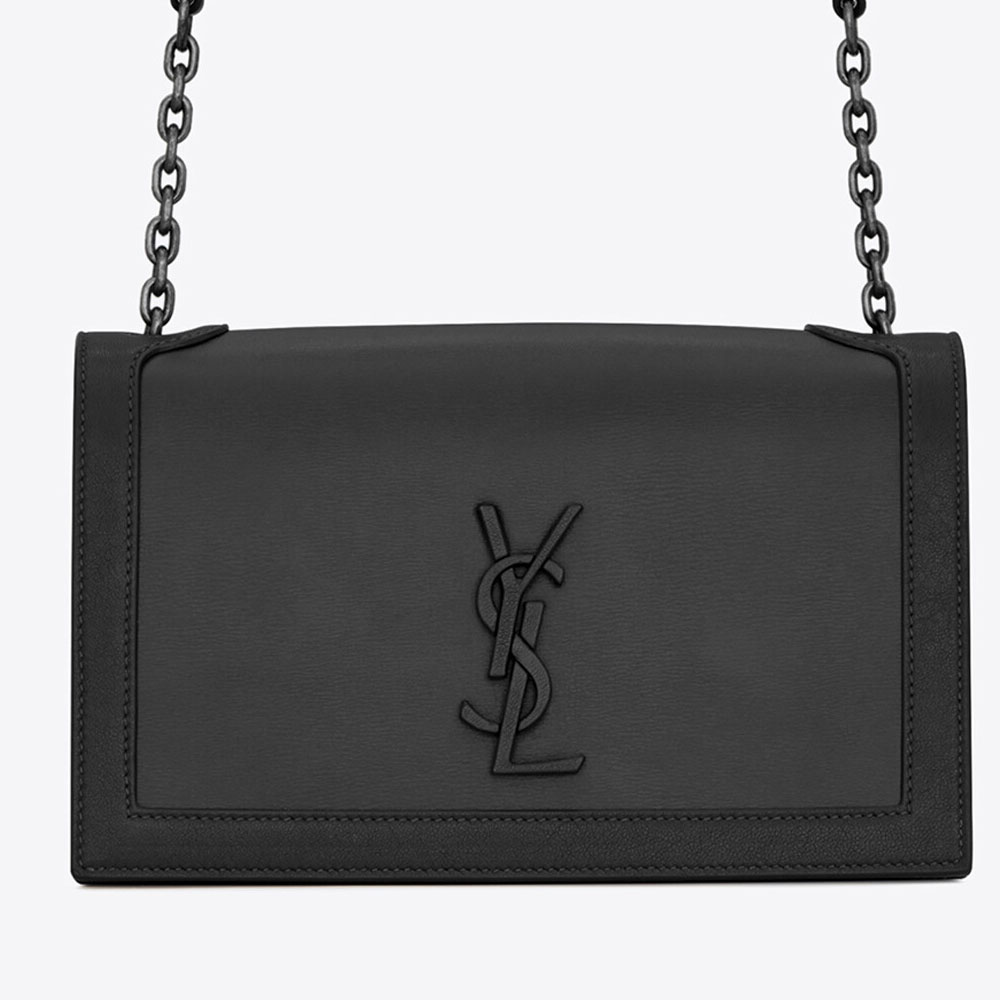 YSL Book Bag In Smooth Leather 532756 D429D 1000 - Photo-2