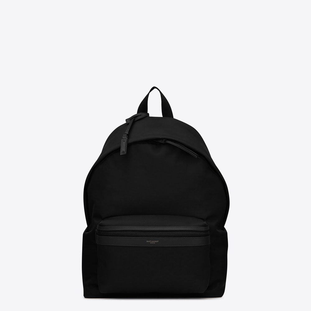 YSL City Backpack In Econyl Leather And Nylon 534967 FAAB4 1000