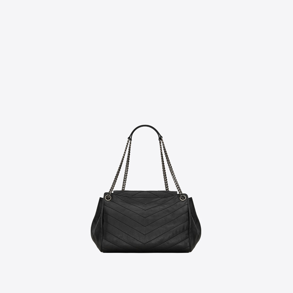 YSL NOLITA Medium Bag In Vintage Leather 554265 03W04 1000 - Photo-2