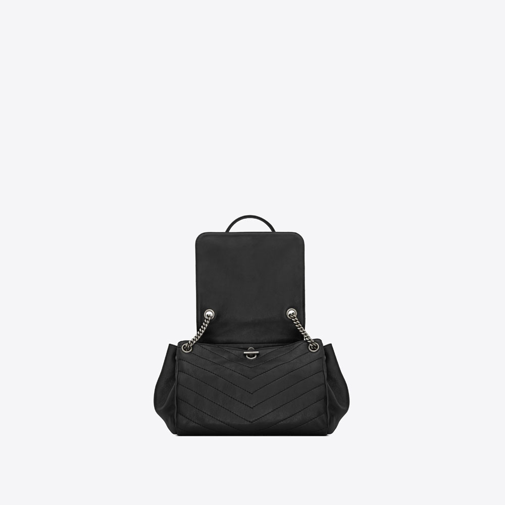 YSL NOLITA Medium Bag In Vintage Leather 554265 03W04 1000 - Photo-4
