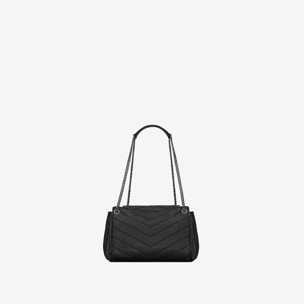 YSL NOLITA Small Bag In Vintage Leather 554284 03W04 1000 - Photo-2