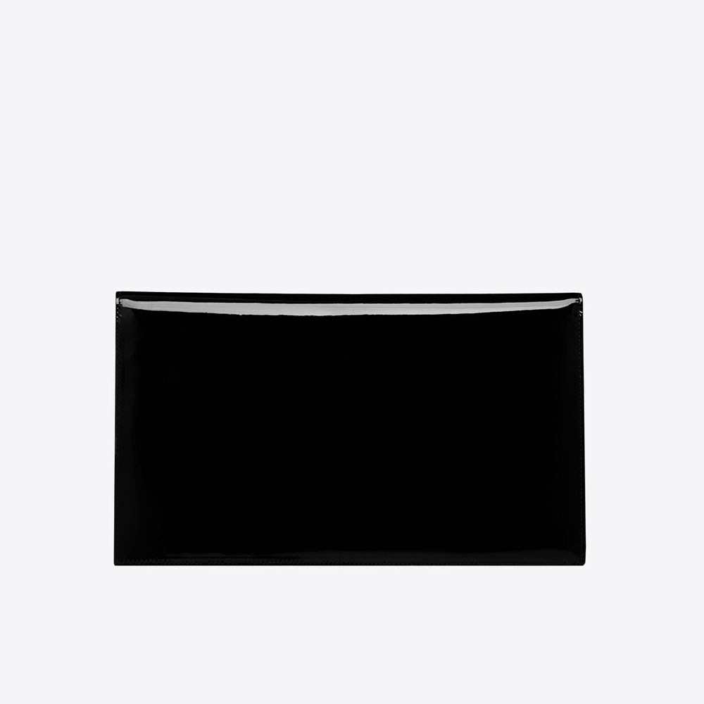 YSL Uptown Pouch In Patent Leather 565739 B870J 1000 - Photo-2