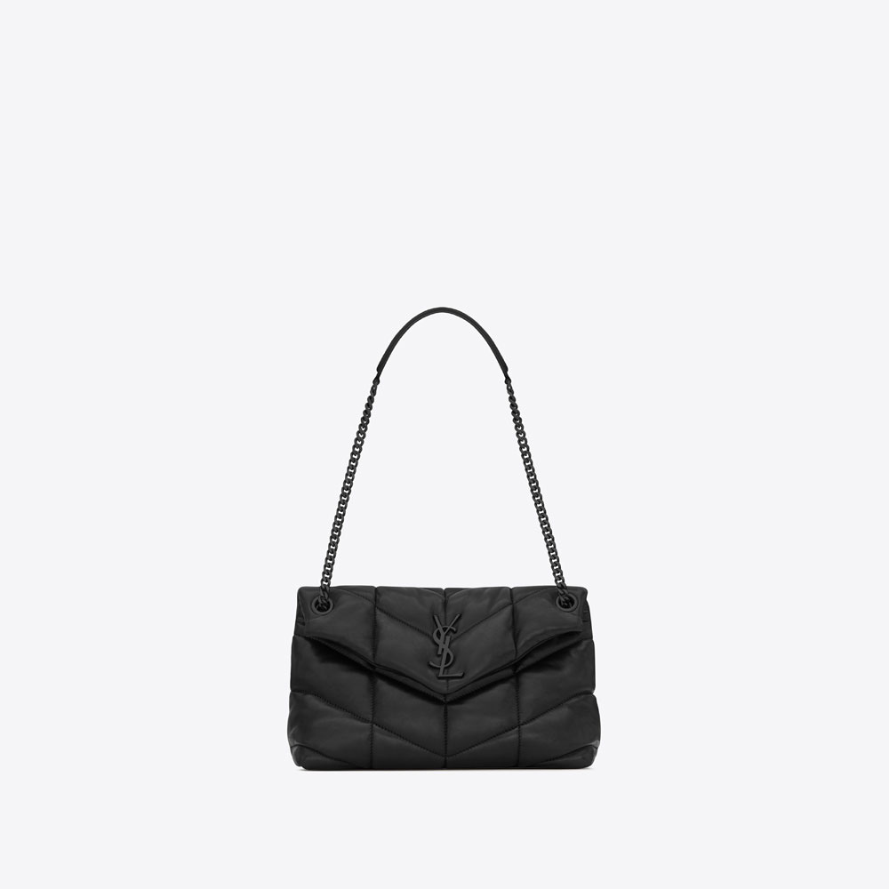 YSL LOULOU PUFFER Small Bag In Quilted Lambskin 577476 1EL08 1000