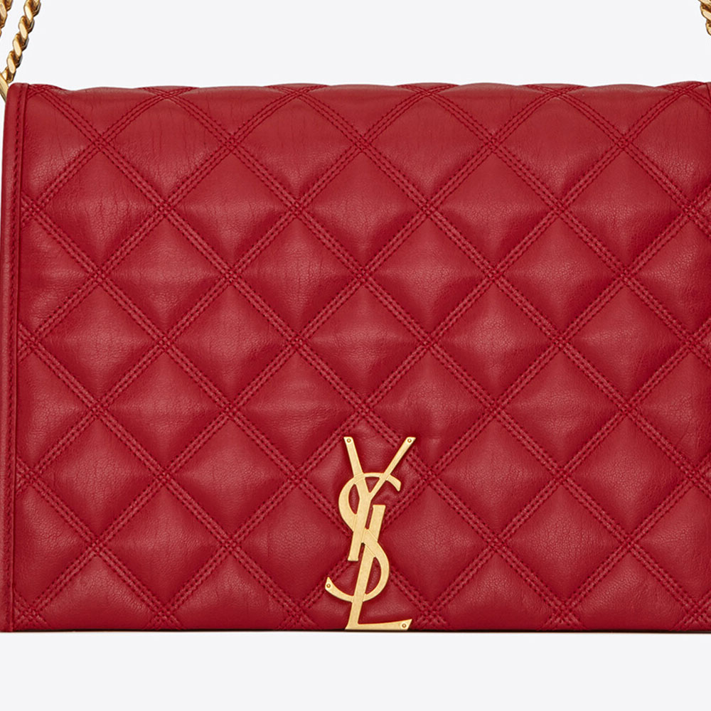YSL Becky Small Chain Bag In Quilted Lambskin 579607 1D319 6805 - Photo-2