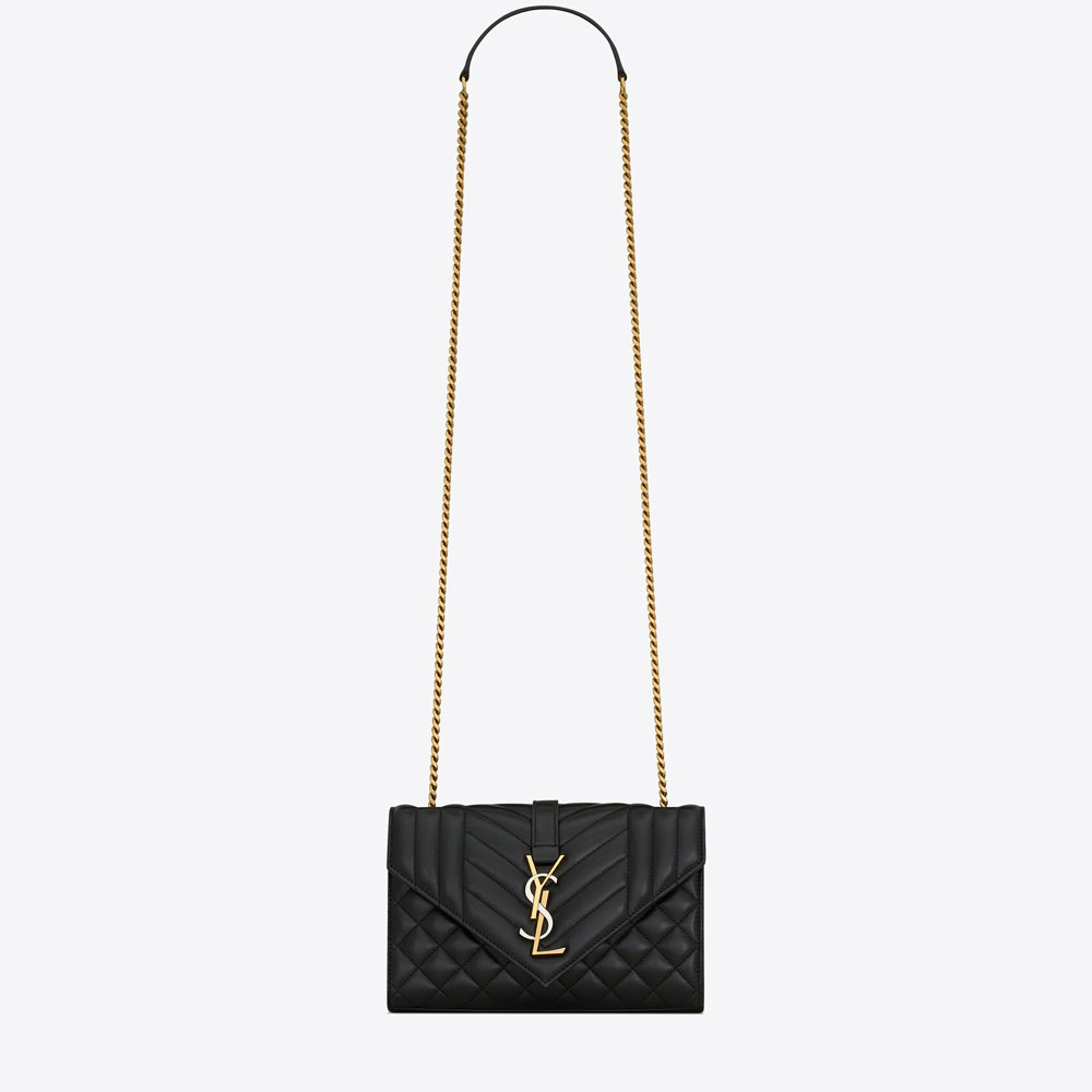 YSL Small Envelope In Mix Matelasse Leather 600195 AABZO 1025