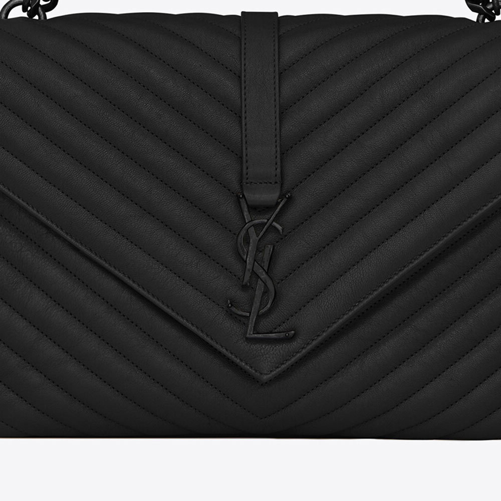 YSL College Large In Quilted Leather 600278 BRM08 1000 - Photo-2
