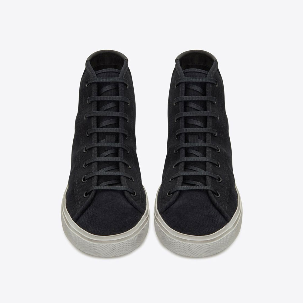 YSL Malibu Mid-top Sneakers 606075 GUZ20 1000 - Photo-2