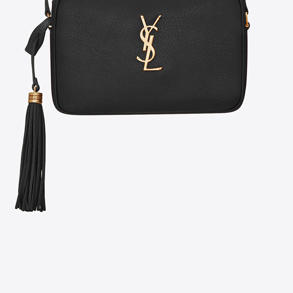 YSL Lou Camera Bag In Smooth Leather 612542 BRM0W 1000 - Photo-2