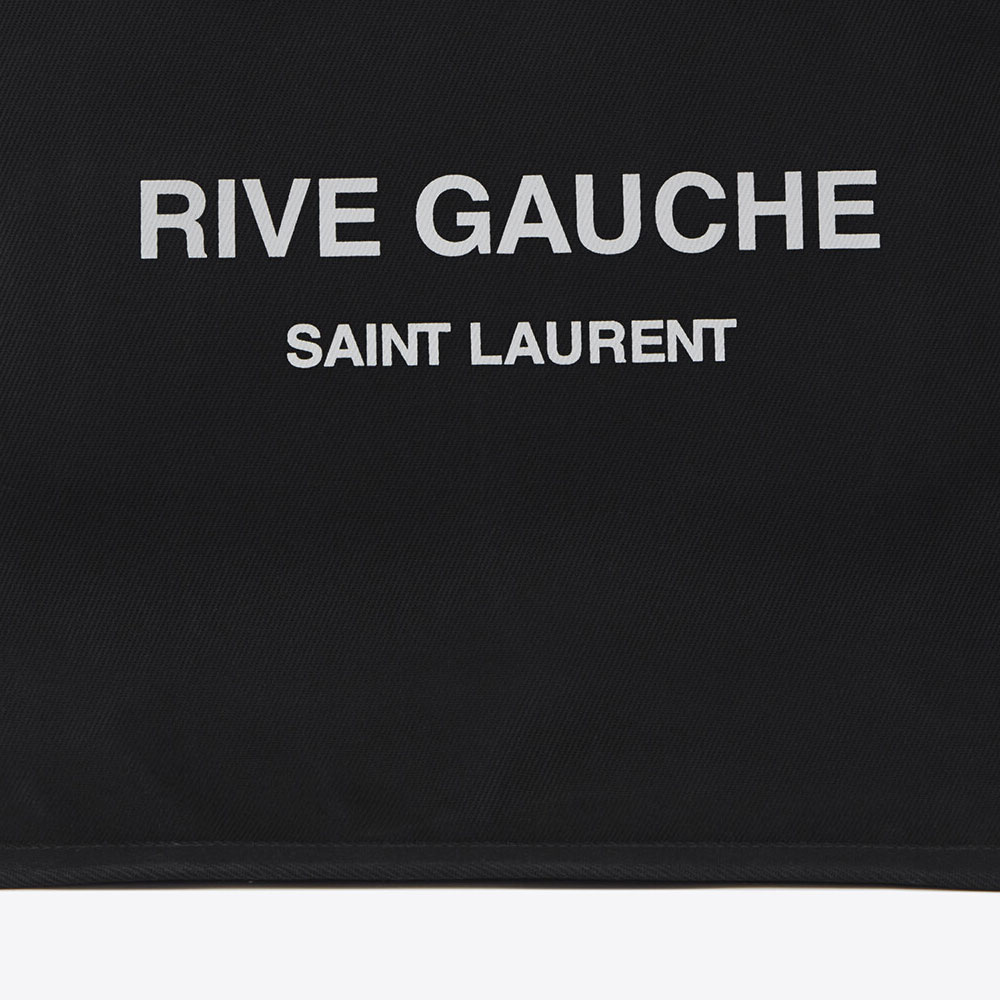 YSL Rive Gauche N S Shopping Bag In Cotton 631682 96N9E 1070 - Photo-2