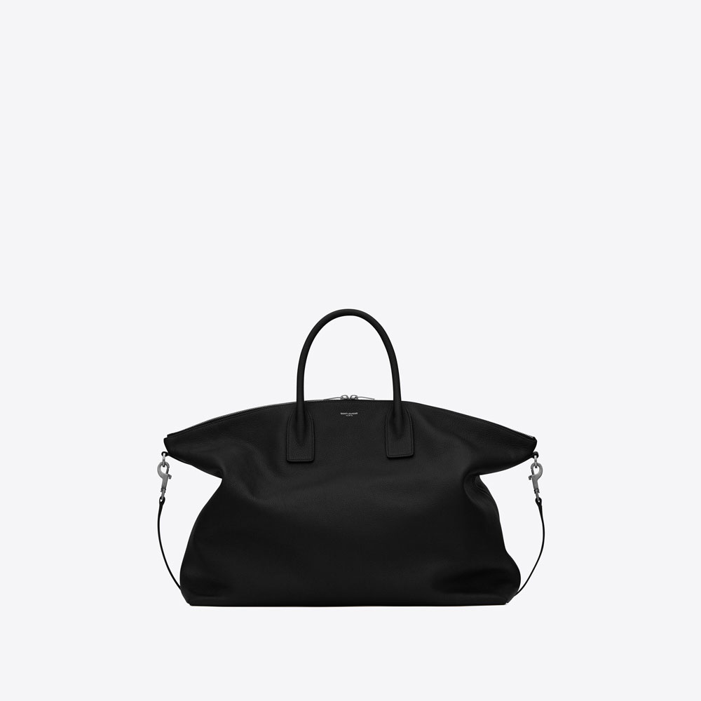 YSL Giant Bowling Bag In Soft Grained Leather 649646 DTI0E 1000
