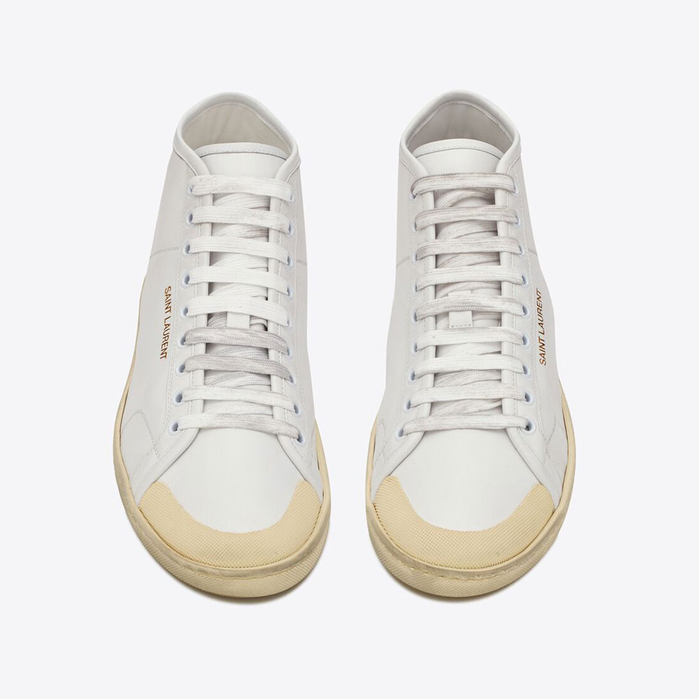 YSL Court Classic SL39 Mid-top Sneakers 652773 04GB0 9377 - Photo-2