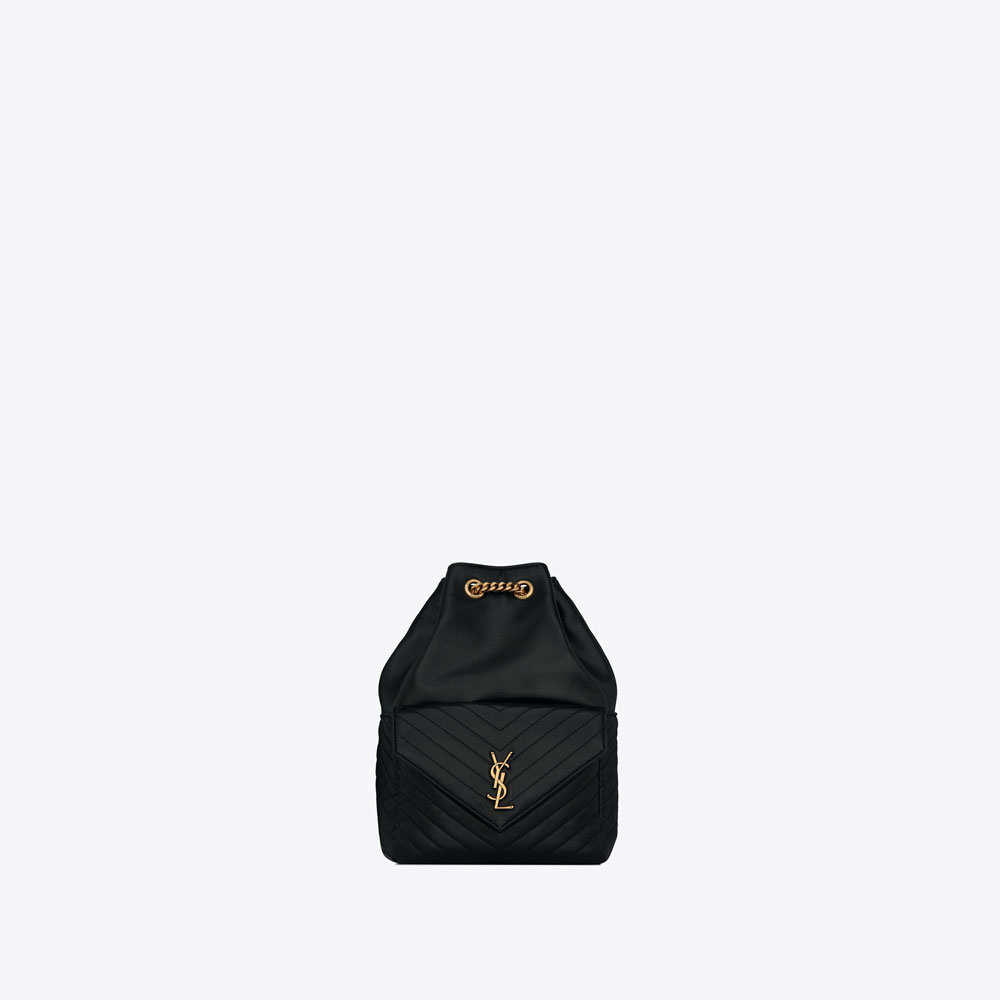 YSL Joe Backpack In Lambskin 672609 1EL07 1000