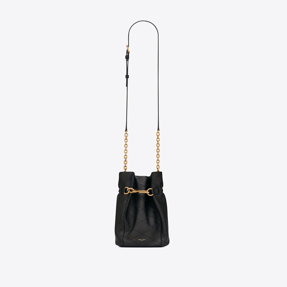 YSL Le Maillon Hook Bucket Bag In Supple Leather 686310 AAAJK 1000