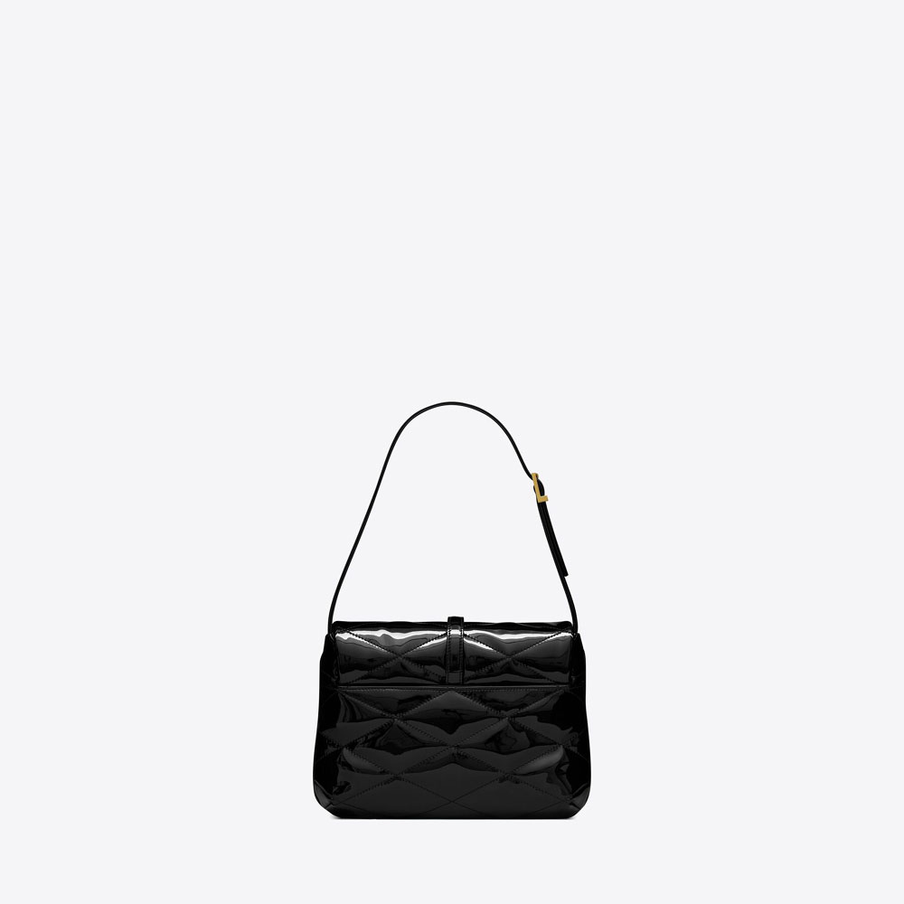 YSL Le 57 Hobo Bag In Quilted Patent 698567 2IU07 1000 - Photo-2