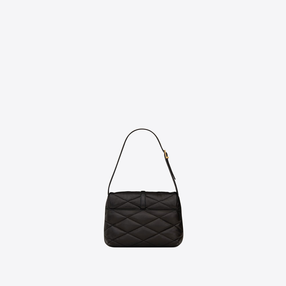 YSL Le 57 Hobo Bag In Quilted Lambskin 698567 AAAO0 1000 - Photo-3