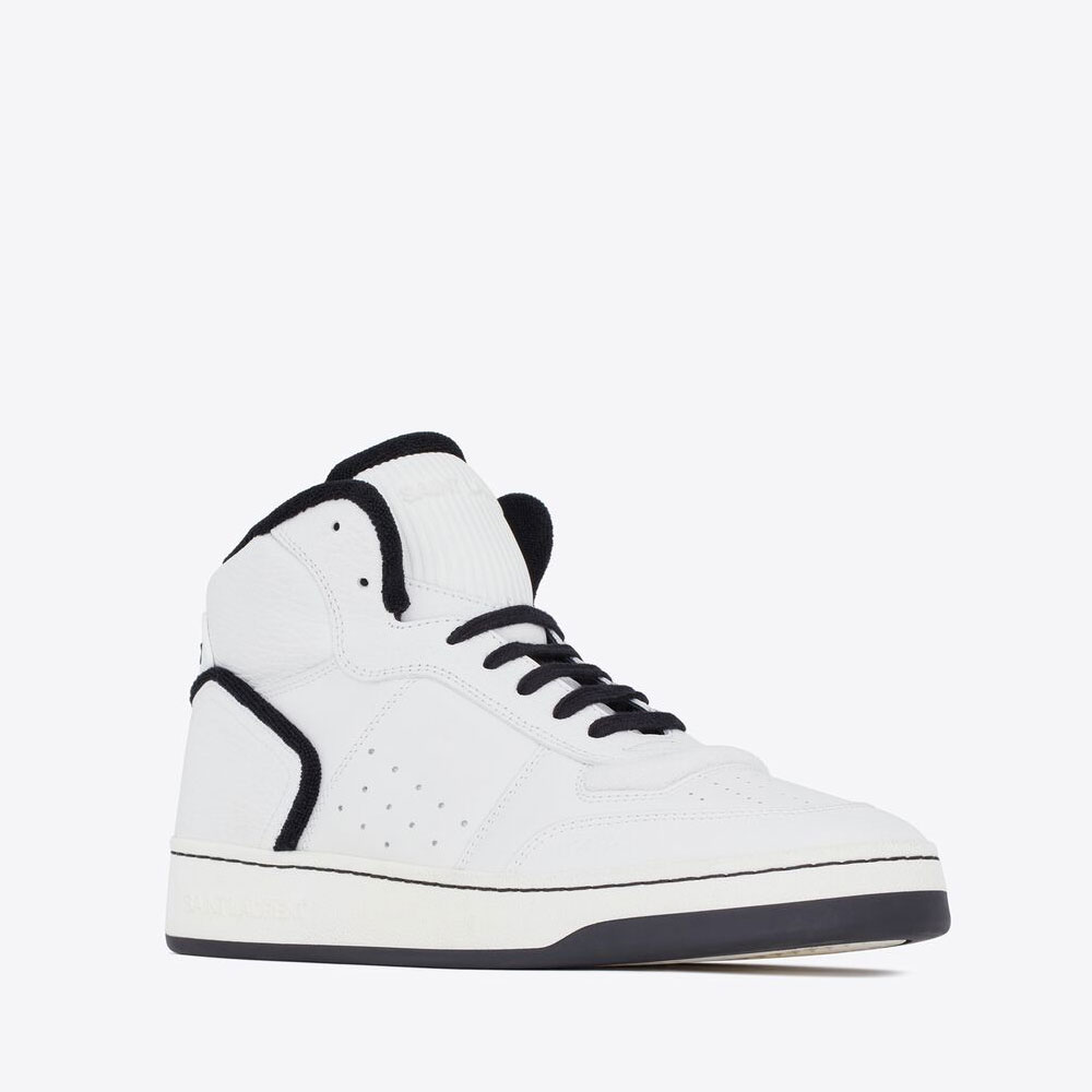 YSL SL80 Mid-top Sneakers 711250 AABV5 1006