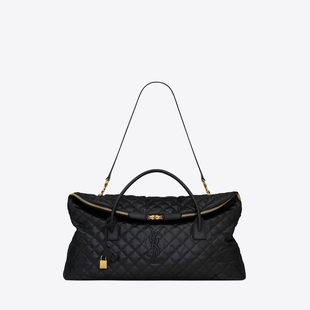 YSL Es Giant Travel Bag In Quilted 736009 AABK9 1000 - Photo-2