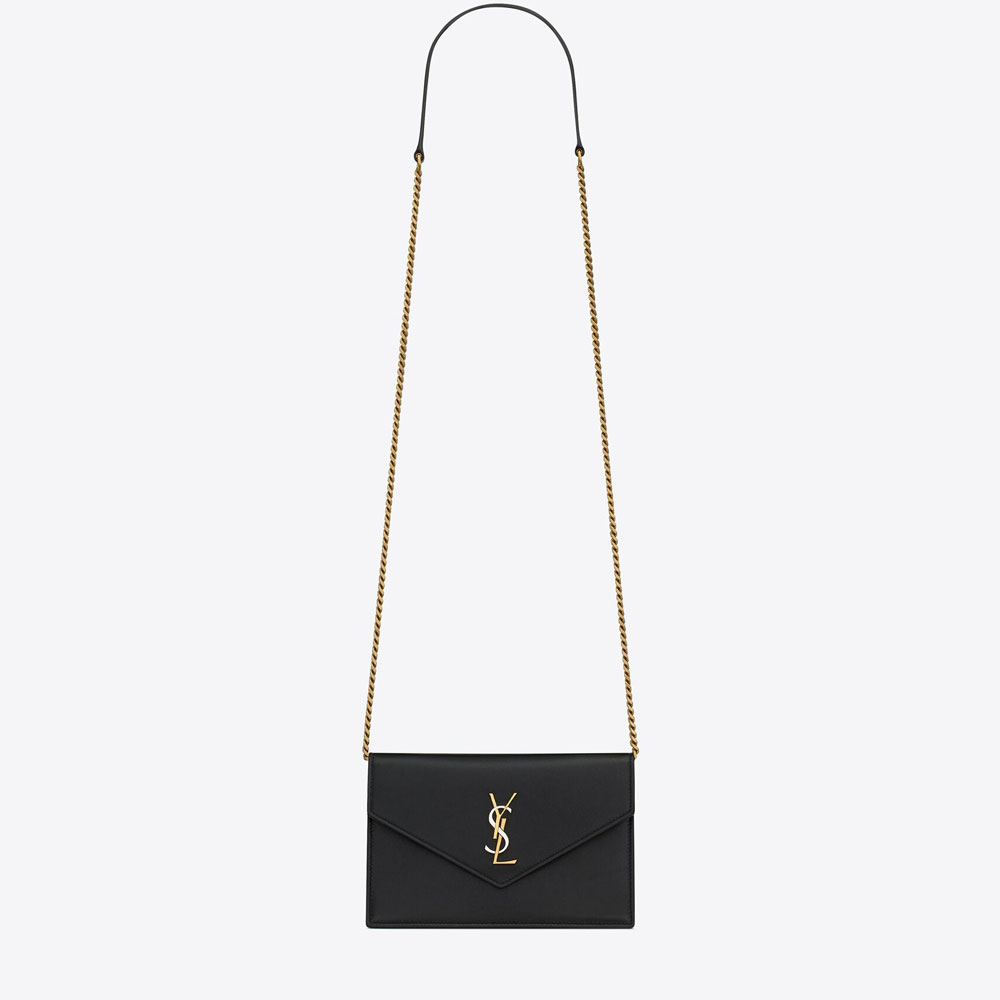 YSL Cassandre Envelope Chain Wallet In Smooth Leather 743050 AAB4K 1025