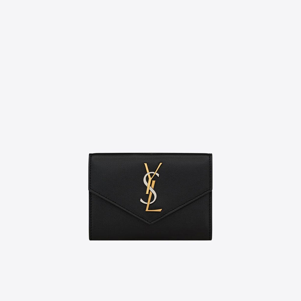 YSL Cassandre Small Envelope Wallet In Smooth Leather 748463 AAB4K 1025