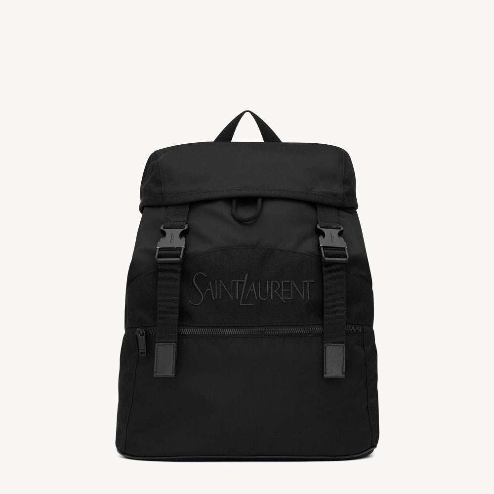 YSL Backpack In Econyl Vegetable Tanned 756285 FACEO 1000