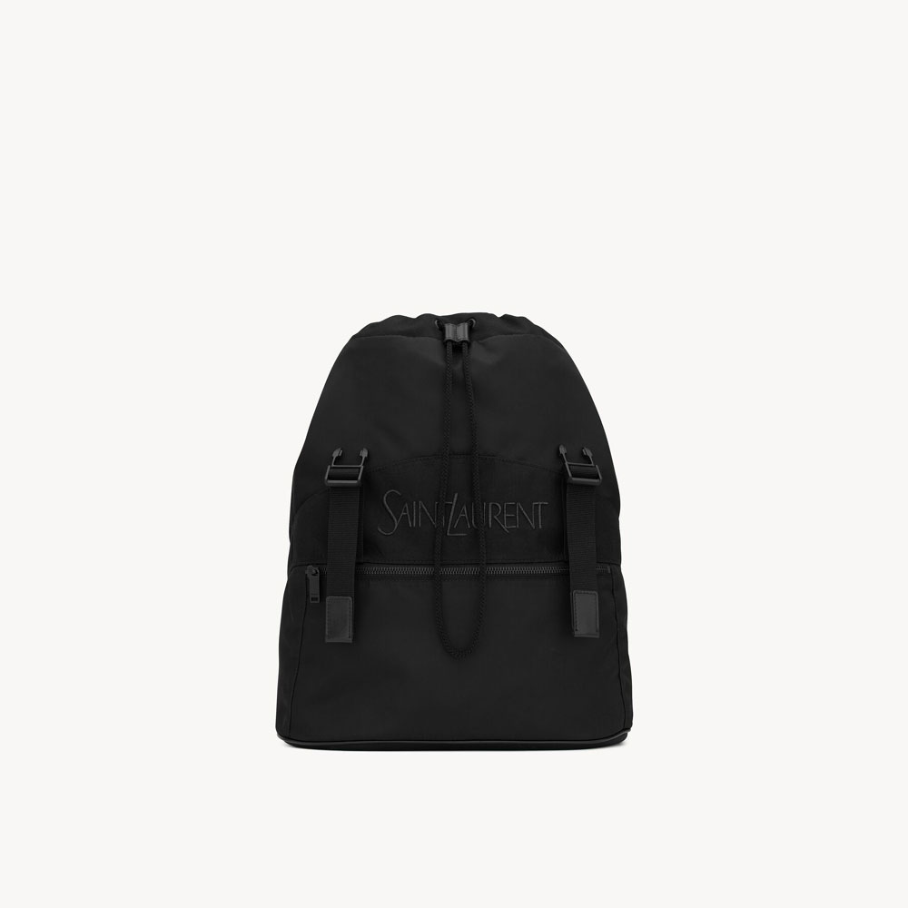 YSL Backpack In Econyl Vegetable Tanned 756285 FACEO 1000 - Photo-3