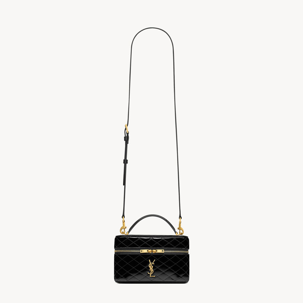 YSL Gaby Vanity Bag In Patent Leather 766731 0UFU7 1000