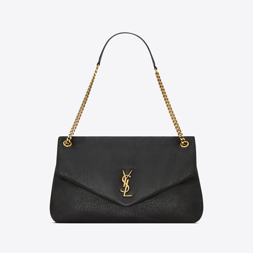 YSL Calypso Large In Grained Lambskin 777399 AACYT 1000