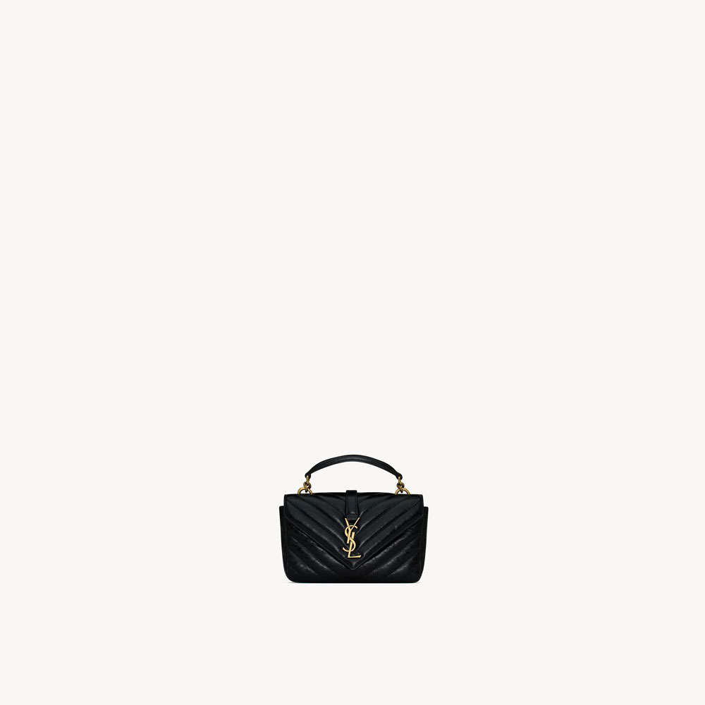 Saint Laurent College Mini Chain Bag 779430 DZH07 1000 - Photo-2