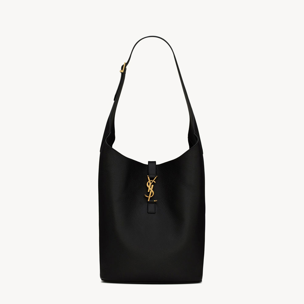 YSL Le 5 A 7 Hobo In Grained Leather 793088 AADN9 1000