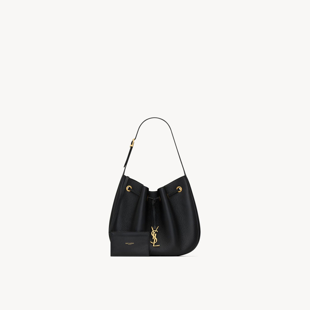 YSL WoParis Vii Small Hobo In Grained Leather 796626 AADUU 1000 - Photo-2