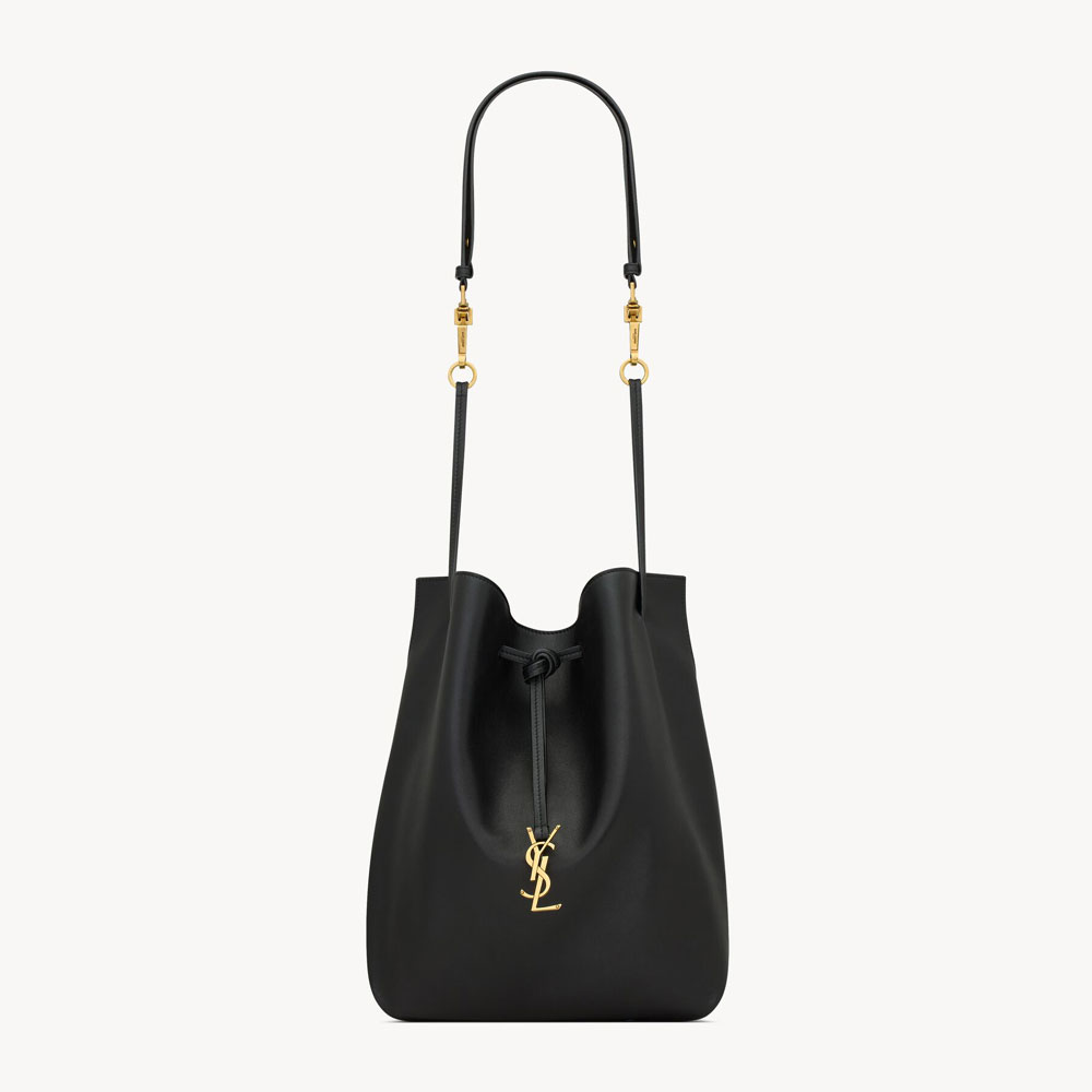 YSL WoParis Vii Pochon In Lambskin in Black 804302 1EL0W 1000