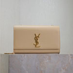 YSL Kate Medium In Grain De Poudre Embossed Leather 364021 BOW0J 2721