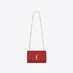 YSL Kate Medium Chain Bag In Grain De Poudre Leather 364021 BOW0J 6008