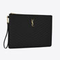 YSL Cassandre Matelasse Document Holder In Quilted Leather 440222 CWU01 1000 - thumb-3