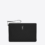 YSL Cassandre Matelasse Document Holder In Quilted Leather 440222 CWU02 1000