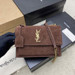 YSL Sunset Medium In Suede 442906 1U80W 2877