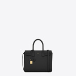 YSL Saint Laurent classic baby sac de jour bag in black leather 45285192AU