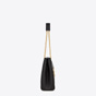 classic monogram Saint Laurent shopping bag in black grain de poudre 45310181WI - thumb-3